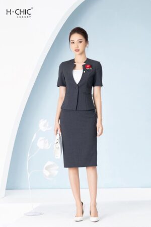 Set ký giả đen xước cổ tàu