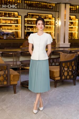 Set ký giả tay hoa (Trắng)