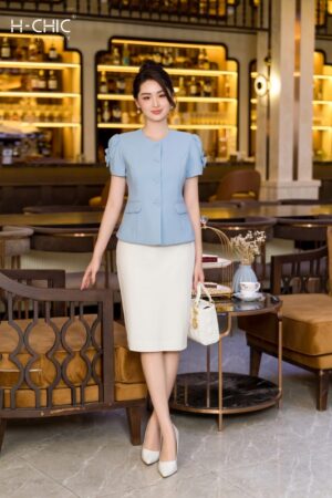 Set ký giả tay hoa (Xanh)